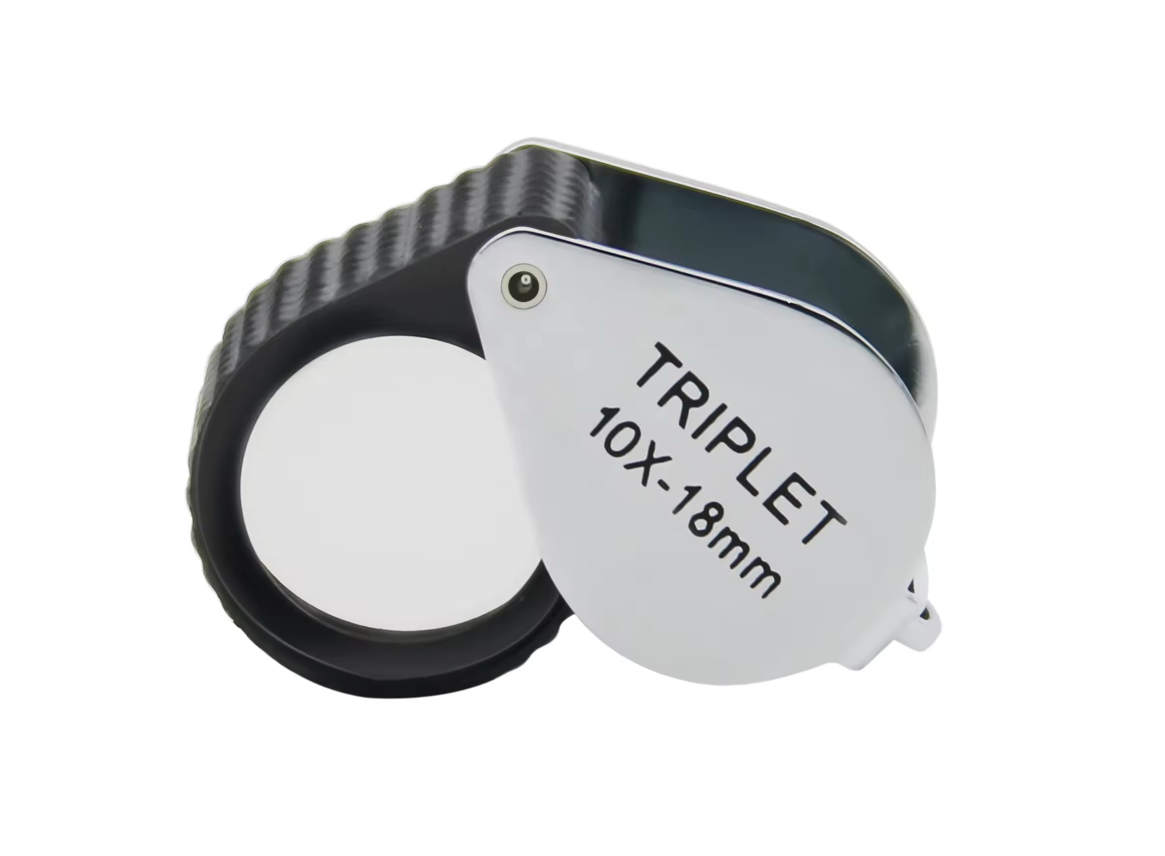 Fable 10X Magnification Triplet Professional Handheld Portable Pocket Gem Diamond Loupe 